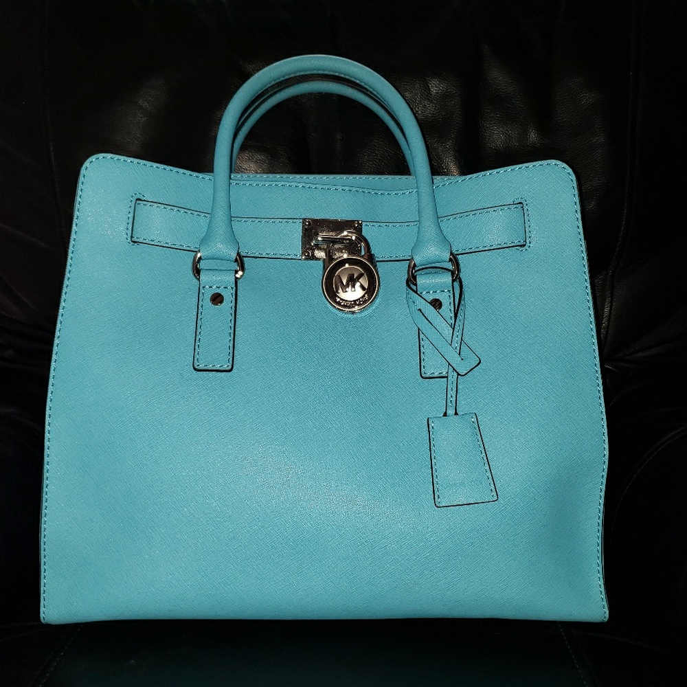 Michael Kors Blue Satchel